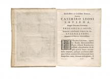 Historiae Lituanae pars prior [...] /Historiae Lituanae pars altera [...] LM-88, LM-89 TI/TII